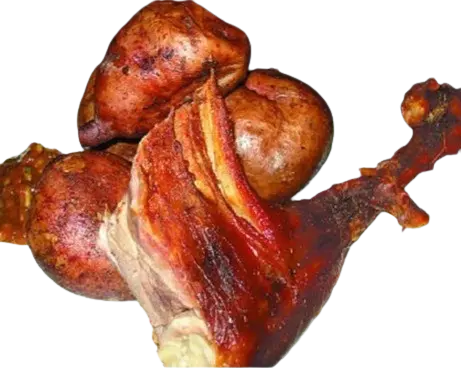 Promoción especial: Kankacho Ayavireño con guarnición de papas nativas, salsa criolla y ají especial